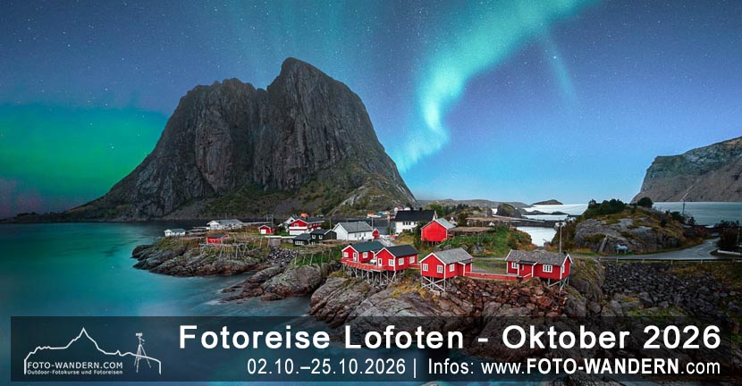Fotoreise Lofoten mit Foto-Wandern.com