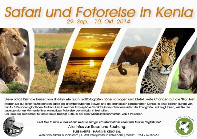Safari und Fotoreise Kenia