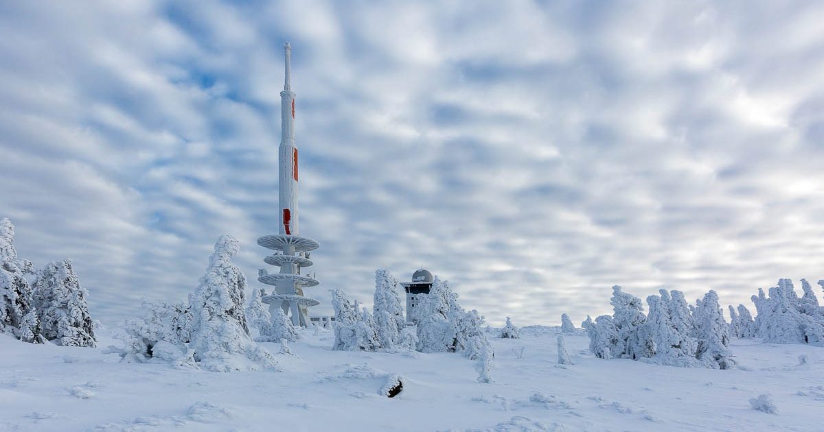 Landschaftsfotografie - Winter auf dem Brocken im Harz