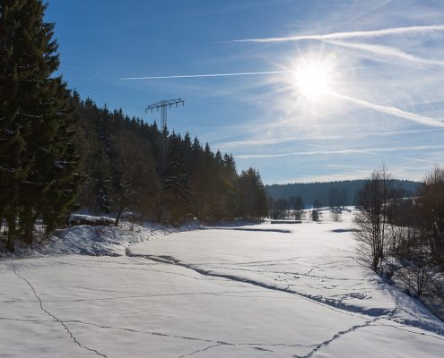 Winterwanderweg Dammbachtal Trautenstein im Harz
