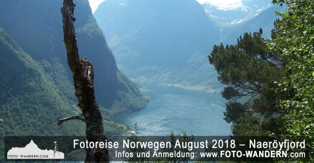 Fotoreise Norwegen August 2018 – Naeröyfjord