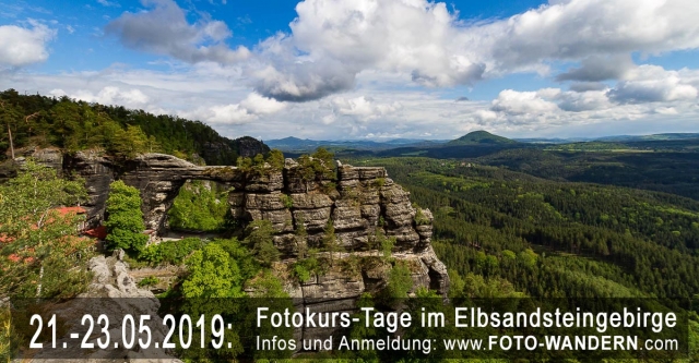 Fotokurs-Tage im Elbsandsteingebirge- Mai 2019