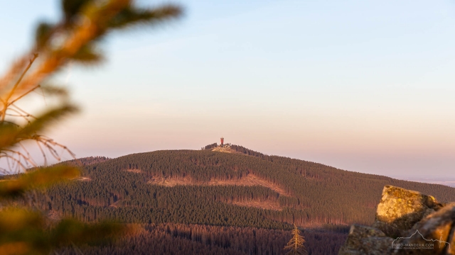 Wanderung zum Sonnenuntergang im Harz
