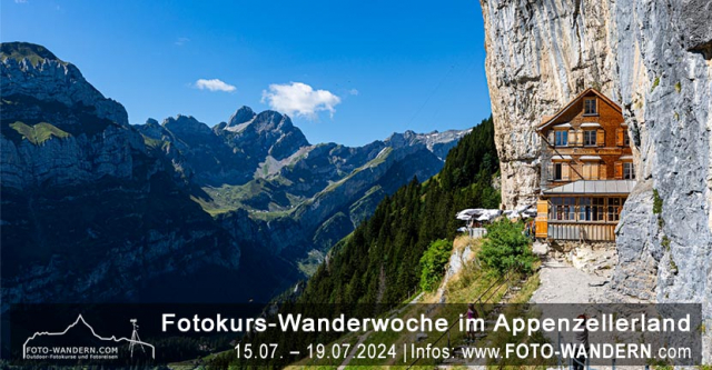 Fotoreise Schweiz 2024 - Alpstein und Appenzellerland